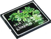 Kingston CF/4GB Flash memory card, 4 GB Storage Capacity, CompactFlash Card Form Factor, 3.3 / 5 V Supply Voltage, 1 x CompactFlash Card - type I Compatible Slots, 32 °F Min Operating Temperature, 140 °F Max Operating Temperature, UPC 740617118711 (CF-4GB CF4GB CF 4GB) 