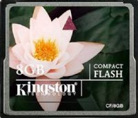 Kingston CF/8GB Flash memory card, 8 GB Storage Capacity, CompactFlash Card Form Factor, 3.3 / 5 V Supply Voltage, 1 x CompactFlash Card - type I Compatible Slots, 32 °F Min Operating Temperature, 140 °F Max Operating Temperature, UPC 740617147957 (CF-8GB CF8GB CF 8GB) 