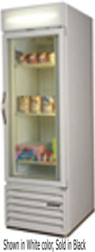 Beverage Air CFG24Y-1-B Glass Door Merchandiser C-Series Freezer, Black, 20.7 cu. ft. capacity, 1 Door, 3 Shelves, 115 Volts, 12.0 Amps, Full glass door for maximum prodyct display, Operating temperature range -15F to -5F (-26C to 20C), Automatic condensate disposal, 8' Cord and plug is standard (CFG24Y1B CFG24Y-1B CFG24Y1-B CFG24Y-1 CFG24Y)