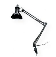 Alvin CFL2540-B Swing-Arm Lamp Black with Fluorescent Bulb, Swing-arm lamp with a ventilated 6.5" diameter metal shade with double baffle to reduce glare, Spring-balanced arm locks securely in any position with a 32" extension, Two-way mounting clamp for tables up to 1.5" thick, Shipping Dimensions 17.00 x 8.00 x 4.20 inches, Shipping Weight 3.68 lbs, UPC 088354809470 (CFL2540B ALVIN-CFL2540-B ALVIN-CFL2540B ALVINCFL2540B ILLUMINATION)  