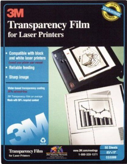 Black & White Copier Transparency Films