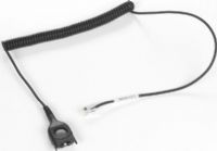 Sennheiser CGA 01 Telephone Headset Cable, Easy disconnect to modular, for connection between Sennheiser headsets and GN8000 series amplifiers, UPC 615104101715, EAN 4044156001470 (CGA01 CGA-01 500232) 