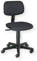 Alvin CH112 Varsity Task Chair, Black Color; Pneumatic height control; Polypropylene seat and back shells; Height and depth adjustable hinged backrest; Dual-wheel casters; 22" diameter reinforced nylon base; Seat height adjusts from 16" to 21"; Seat cushion Dimensions 17" x 15" x 2.5" thick; UPC 88354213277 (CH112 CH-112 CH112BLACK ALVINCH112 ALVIN-CH112-BLACK ALVIN-CH-112) 