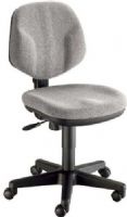 Alvin CH290-60 Gray Comfort Classic Deluxe Office Height Task Chair; Pneumatic height control; Polypropylene seat and back shells; Height and depth adjustable hinged backrest with spring-adjusted rocking mechanism; Dual-wheel casters; 24" diameter reinforced nylon base; Seat cushion is 18" x 17" x 2" thick; UPC 88354934059 (CH29060 CH-29060 CH29060-GRAY ALVINCH29060 ALVIN-CH29060-GRAY ALVIN-CH-29060) 