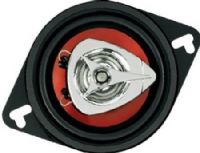 Boss Audio CH3220 CHAOS EXXTREME 3-1/2" 2-Way Speaker, Red Poly Injection Cone, 140 Watts Total Power, 100 Hz to 18 Hz Frequency Response, SPL (1 Watt/1 Meter) 88dB, Aluminum Voice Coil Material, Stamped Basket Structure, Dimensions 1.97" x 4.72" x 3.43", Mounting Hole Depth 1.375", UPC 791489104821 (CH-3220 CH 3220) 