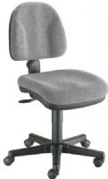 Alvin CH444-60 Medium Gray Premo Office Height Ergonomic Chair; Backrest provides solid orthopedic spine support and full-size upholstered seat is contoured for added comfort; Includes pneumatic height control; Polypropylene seat and back shells; Height and depth-adjustable backrest with heavy-duty spring tension angle control; UPC 88354788959 (CH44460 CH-44460 CH444-60-GRAY ALVINCH44460 ALVIN-CH44460-GRAY ALVIN-CH-444-60) 