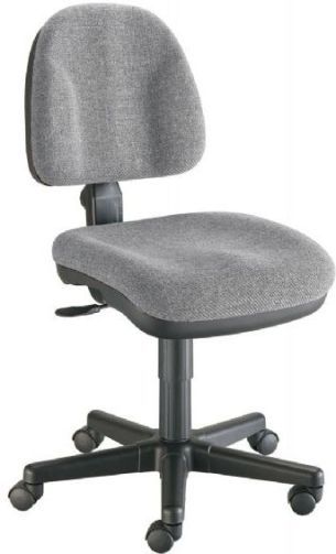 Alvin CH444-60 Medium Gray Premo Office Height Ergonomic Chair; Backrest provides solid orthopedic spine support and full-size upholstered seat is contoured for added comfort; Includes pneumatic height control; Polypropylene seat and back shells; Height and depth-adjustable backrest with heavy-duty spring tension angle control; UPC 88354788959 (CH44460 CH-44460 CH444-60-GRAY ALVINCH44460 ALVIN-CH44460-GRAY ALVIN-CH-444-60)