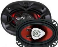 Boss Audio CH4620 CHAOS EXXTREME 4" X 6" 2-Way Speaker, Red Poly Injection Cone, 200 Watts Total Power, Frequency Response 100 Hz to 18 Hz, SPL (1 Watt/1 Meter) 90 dB, Aluminum Voice Coil Material, Stamped Basket Structure, Poly Injection Cone Material, 1 Magnets, Rubber Surround Material, UPC 791489104845 (CH-4620 CH 4620) 