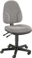 Alvin CH555-60 Medium Gray High Back Office Height Monarch Chair; High backrest provides solid orthopedic spine support and full-size upholstered seat is contoured for added comfort; Includes pneumatic height control; Polypropylene seat and back shells; Height and depth-adjustable backrest with tilt-angle control; UPC 88354765844 (CH55560 CH-55560 CH555-60-GRAY ALVINCH55560 ALVIN-CH55560-GRAY ALVIN-CH-555-60) 