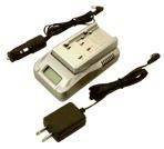 Hi Capacity CH-9013 Camcorder/Digital Camera Battery Charger, For JVC, Silver (CH 9013, CH9013)