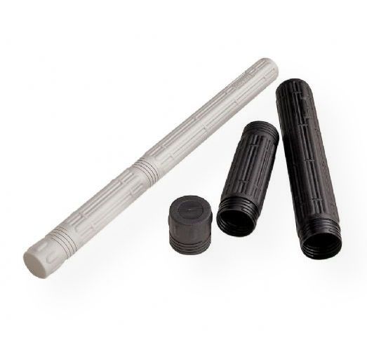 Chartpak CY2001 Expand-A-Tube Storage System Black; These lightweight durable tubes, made of virgin high density polyethylene, are water-resistant and ultraviolet lightproof; Ideal for storing, mailing, or transporting; 26.625