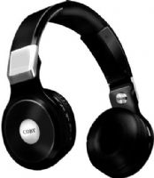 Coby CHBT-600-BLK Wireless Bluetooth and MP3 Headphones, Black, Wireless Bluetooth connection, Built-in microphone, Folding and swivel design, 32 Ohm Impedance, 33 Feet Operation Distance, Dimensions 7.09" x 8.39" x 3.35", Weight 0.8 lbs, UPC 812180022280 (CHBT 600 BLK CHBT 600BLK CHBT600 BLK CHBT-600BLK CHBT600-BLK CHBT600BK CHBT600BLK) 