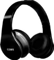 Coby CHBT601BK Wireless Bluetooth And MP3 Headphones, Black, Wireless Bluetooth connection, Built-in microphone, Folding and swivel design, 32 Ohm Impedance, 33 Feet Operation Distance, UPC 812180022310 (CHBT 601 BK CHBT 601BK CHBT601 BK CHBT-601-BK CHBT-601BK CHBT601-BK) 