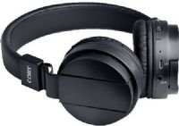 Coby CHBT-608-BLK Flex Bluetooth Folding Stereo Headphones, Black, Bluetooth range up to 33 feet, Charge time up to 2 hours, Premium stereo sound quality, Built-in mic and answer button, Media shortcut keys within easy reach, Convert between music and calls, Compact and folding design, Comfortable padded headband and ear cushions, UPC 812180025212 (CHBT608BLK CHBT608-BLK CHBT-608BLK CHBT-608 CHBT608BK) 