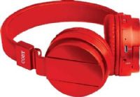 Coby CHBT-608-RED Flex Bluetooth Folding Stereo Headphones, Red, Bluetooth range up to 33 feet, Charge time up to 2 hours, Premium stereo sound quality, Built-in mic and answer button, Media shortcut keys within easy reach, Convert between music and calls, Compact and folding design, Comfortable padded headband and ear cushions, UPC 812180025236 (CHBT608RED CHBT608-RED CHBT-608RED CHBT-608 CHBT608RD) 
