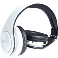 Coby CHBT-611-WHT Valor Wireless Folding Stereo Headphones, White, Premium stereo sound quality, Built-in mic and answer button, Bluetooth Range Up To 33', Media shortcut keys within easy reach, Convert between music and calls, Compact, folding design, Comfortable padded headband and ear cushions, UPC 812180024888 (CHBT611WHT CHBT611-WHT CHBT-611WHT CHBT-611 CHBT611WH) 