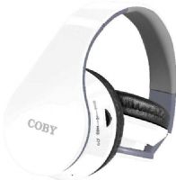Coby CHBT-701-WHT Contour Wireless Folding Bluetooth Stereo Headphones, White; Media shortcut keys are within reach, serving both a wireless music headset and Bluetooth phone headset for hands-free calling; Premium stereo sound quality; Bluetooth range up to 33 feet; Built-in mic and answer button; UPC 812180025342 (CHBT701WHT CHBT701-WHT CHBT-701WHT CHBT-701) 