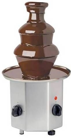 Kalorik CHM-16314 Chocolate Fountain, Stainless steel bowl with heater, Silver (CHM16314 CHM 16314)