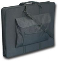 Prestige CHP43725 Elegance, Heavy-Duty Art Portafolio 24" x 36"; For content up to 24" x 36"; 4" wide gusset; Four protective chrome studs on the bottom; Two full-width inside pockets; Twin zippers that open fully on all three sides; 5" x 17" interior pencil and brush storage case; 14" x 21" x 2" exterior front pocket with smaller zippered pocket on top; Dual handles; ID/business card holder; UPC 088354950363 (PRESTIGECHP43725 PRESTIGE CHP43725 CHP 43725 PRETIGE-CHP43725 CHP-43725) 