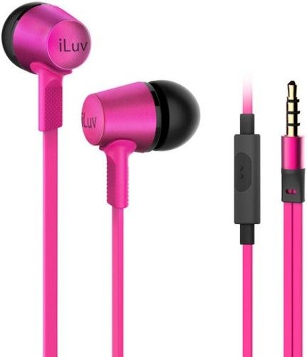 iLuv CITYLIGHTSPN City Lights Deep Bass In-ear Noise-isolating Metal Earphones with Mic and Remote, Pink; For all iPhone, all iPod touch, all iPod nano, all iPad Air, alll iPad, all Galaxy S series, all Galaxy Note series, all Galaxy Tab series, LG, HTC, and other smartphones, tablets and 3.5mm audio devices; Premium metal housing provides trendy look and enhanced durability; UPC 639247135321 (CITYLIGHTS-PN CITYLIGHTS CITY-LIGHTSPN) 