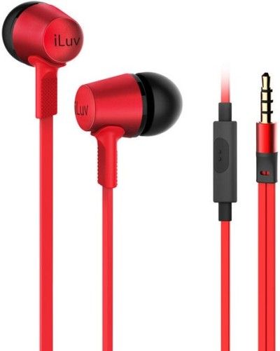 iLuv CITYLIGHTSRD City Lights Deep Bass In-ear Noise-isolating Metal Earphones with Mic and Remote, Red; For all iPhone, all iPod touch, all iPod nano, all iPad Air, alll iPad, all Galaxy S series, all Galaxy Note series, all Galaxy Tab series, LG, HTC, and other smartphones, tablets and 3.5mm audio devices; Premium metal housing provides trendy look and enhanced durability; UPC 639247135345 (CITYLIGHTS-RD CITYLIGHTS CITY-LIGHTSRD) 