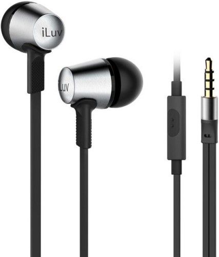 iLuv CITYLIGHTSSI City Lights Deep Bass In-ear Noise-isolating Metal Earphones with Mic and Remote, Silver; For all iPhone, all iPod touch, all iPod nano, all iPad Air, alll iPad, all Galaxy S series, all Galaxy Note series, all Galaxy Tab series, LG, HTC, and other smartphones, tablets and 3.5mm audio devices; Premium metal housing provides trendy look and enhanced durability (CITYLIGHTS-SI CITYLIGHTS CITY-LIGHTSSI) 