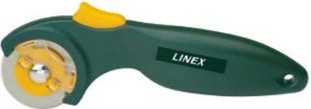 Alvin CK1200 Linex Large Rotary Cutter Knife, Designed for firm grip with contoured handle, Large 45mm (1.8