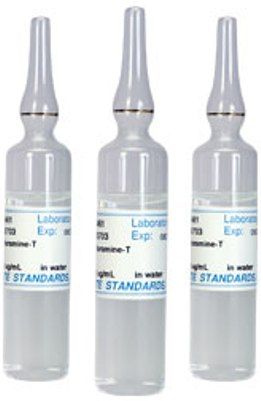 Extech CL207 Chlorine Standard, 1ppm standard for chlorine meter calibration, Complete with 3 ampules (20mL each) 1ppm calibration standards, UPC 793950052075 (CL-207 CL 207)