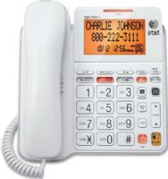 AT&T CL4940 Corded Answering System with Backlit Display, White, Line power mode, Display dial, Mute, Last number redial, Flash, Receiver volume control, Ringer volume control, Table and wall-mountable, Hearing aid compatible, Clearspeak dial-in-base speakerphone, Speakerphone volume control, Caller ID/call waiting, UPC 650530024054 (CL-4940 CL 4940) 