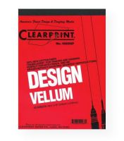 Clearprint 10001410 1000HP Series 8.5 x 11 Unprinted Vellum Design and Sketch 50-Sheet Pad; This 100% new cotton fiber media is transparentized without solvents to produce the proper translucency, as well as the legendary Clearprint archival quality, strength, erasability (with no ghosting) and redraw characteristics; Good for pencil or ink; In unprinted and printed fade-out blue grids; 16 lbs; UPC 720362029685 (CLEARPRINT10001410 CLEARPRINT-10001410 1000HP-SERIES-10001410 DRAWING TRACING PAPER) 