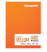 Clearprint CVB68P2 Field Book Plain 4" x 6"; Fade-Out retains all the qualities of the traditional 1000H cotton vellum; Lines will not reproduce when used with traditional graphic arts cameras or copiers; 16 lb (60gsm); 50 Sheets; ; Shipping Weight 0.35 lb; Shipping Dimensions 6.00 x 8.00 x 0.25 in; UPC 720362353223 (CLEARPRINTCVB68P2 CLEARPRINT-CVB68P2 -CVB68P2  organico) 