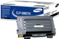 Samsung CLP-500D7K Black Toner Cartridge For use with Samsung CLP-500, CLP-500N, CLP-550 and CLP-550N Printers, Up to 7000 pages at 5% Coverage, New Genuine Original Samsung OEM Brand, UPC 635753701401 (CLP500D7K CLP 500D7K CLP-500-D7K CLP-500 D7K) 