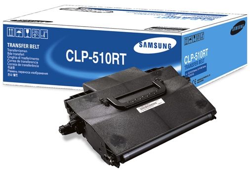 Samsung CLP510RT Image Transfer Unit, Laser, 4.6 lbs.; Samsung CLP-510, CLP-510N Compatibility, Transfer Belt Print Cartridge Color, B/W 50,000 images, Color 12,500 images Approximate Cartridge Yield, 14.8