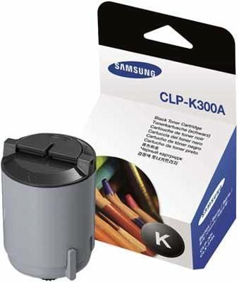 Samsung CLP-K300A Black Toner Cartridge for CLP-300, CLP-300N, CLX-3160FN & CLX-2160N, Approximate 2000 page yield (CLPK300A CLP K300A CLP-K300 CLPK-300) 