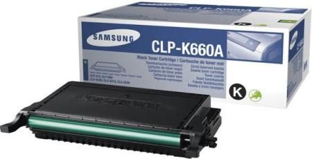 Samsung CLP-K660A Black Toner Cartridge For use with Samsung CLP-610ND, CLP-660N, CLP-660ND, CLX-6200FX, CLX-6200ND, CLX-6210FX and CLX-6240FX Printers, Up to 2500 pages at 5% Coverage, New Genuine Original Samsung OEM Brand, UPC 635753720891 (CLPK660A CLP K660A CLPK-660A CL-PK660A CLP-K660)