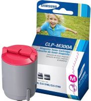 Samsung CLP-M300A Magenta Toner Cartridge For use with Samsung CLP-300, CLP-300N, CLX-3160FN & CLX-2160N Printers, Up to 1000 pages at 5% Coverage, New Genuine Original Samsung OEM Brand, UPC 635753725285 (CLPM300A CLP M300A CLPM-300A CLP-M300 CL-PM300A) 