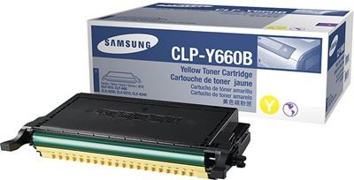 Samsung CLP-Y660B Yellow Toner Cartridge For use with Samsung CLP-610ND, CLP660ND, CLX-6200, CLX-6210 and CLX-6240 Printers, Up to 5000 pages at 5% Coverage, New Genuine Original Samsung OEM Brand, UPC 635753720976 (CLPY660B CLP Y660B CLPY-660B CL-PY660B CLP-Y660)