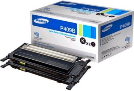Samsung CLT-P409B Black Toner Cartridge Value Pack For use with Samsung CLP-315, CLP-31W, CLX-3175FN and CLX-3175FW Printers, Up to 3000 pages at 5% Coverage, New Genuine Original Samsung OEM Brand, UPC 635753723175 (CLTP409B CLT P409B CL-TP409B CLT-P409)
