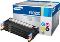 Samsung CLT-P409C Value Pack Toner Cartridge (Cyan/Yellow/Magenta/Black) For use with Samsung CLP-315, CLP-31W, CLX-3175FN and CLX-3175FW Printers, Up to 3000 pages at 5% Coverage, New Genuine Original Samsung OEM Brand, UPC 635753723182 (CLTP409C CLT P409C CL-TP409C CLT-P409) 