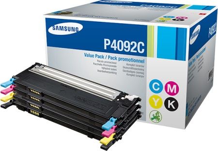 Samsung CLT-P409C Value Pack Toner Cartridge (Cyan/Yellow/Magenta/Black) For use with Samsung CLP-315, CLP-31W, CLX-3175FN and CLX-3175FW Printers, Up to 3000 pages at 5% Coverage, New Genuine Original Samsung OEM Brand, UPC 635753723182 (CLTP409C CLT P409C CL-TP409C CLT-P409)