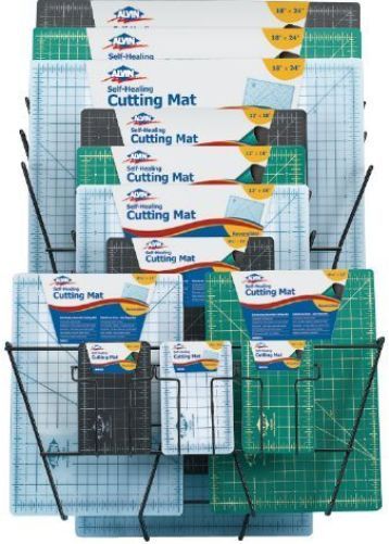 Alvin CM050D Professional Cutting Mat Display; Contents 33 assorted mats up to 18