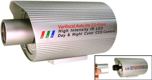 COP-USA CM259VAIR Bazooka Series Varifocal High Intensity IR Day & Night Color CCD Camera, 1/3