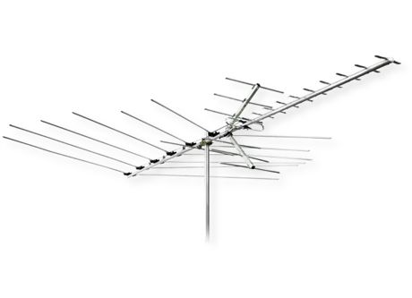 Channel Master CM-3018 Advantage 60; Directional (log periodic), Line of sight outdoor antenna; High definition and digital signals from a single direction; Reception range of up to 60 miles; Hardware (mast, amplifier and coax cable not included); UPC 020572030182 (CM3018 CM-3018 ANTENNA3018 CM-3018ANTENNA ANTENNACM-3018 CM-ANTENNA3018)