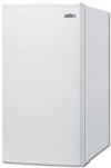 Summit CM406WBIADA Compact Refrigerator 19" With 2.93 cu. ft. Capacity ADA Compliant Freezer, Compartment Adjustable, Glass Shelves, Reversible Door And Adjustable Thermostat In; Just under 33" tall for installation under certain ADA compliant counters; Flexible design allows built-in installation or freestanding use; Less than 19" wide for use in space-challenged rooms; UPC 761101050683 (SUMMITCM406WBIADA SUMMIT CM406WBIADA SUMMIT-CM406WBIADA) 