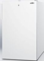 Summit CM411LADA Compact Refrigerator with 20" Width, 4.1 cu. ft. Capacity, Freestanding Installation, RHD Door Swing, 1 Crisper Quantity, 2 Shelf Quantity, Wire Shelf Type, Glass Crisper Cover Type, Transparent Crisper Finish, 2 Wheel Quantity, Manual Defrost Type, Dial Thermostat Type, 2 Level Legs Quantity, Keyed Door Lock, Adjustable Shelf, Adjustable Shelf, Light, ADA Height Compliance (CM411LADA CM411L-ADA CM411L ADA CM-411L CM 411L) 