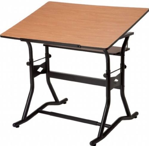 Alvin CM50-3-WBR CraftMaster III Drafting, Drawing, and Art Table, Black Base Cherry Top 30
