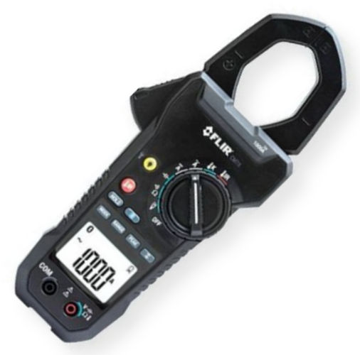 FLIR CM78 Clamp Meter with IR Thermometer - 1000A, 2.8% AC current accuracy, 0.1 to 1000 A DC current range, 0.1 mV to 600 V DC voltage range, 0.1 to 40 M ohm Resistance range, 0 to 4 mF Capacitance range, 0 to 4 kHz Frequency range, 0.1 mV to 600 V AC voltage range, 0.1 to 1000 A AC current range, Auto Power Off, Data Hold, Relative, Peak Hold, UPC 793950370780 (CM78 CM-78 CM 78)