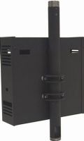 Chief CMA170B In-Ceiling Storage Enclosure, Max Equipment Size, Designed for use with small form-factor CPU smaller in size than: 11.969 x 4 x 14.875", 25 lbs Load Capacity, Provides storage for small form factor CPUs or other types of equipment, Clamps directly to 1.5" NPT columns, Ideal for new or retrofit installations, Multiple integrated cable pathways for easy installation, UPC 841872103341, Black Finish (CMA170B CMA-170-B CMA 170 B) 