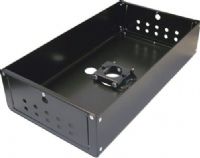 Chief CMA480B Column Storage Shelf, 25 lbs / 11.34 kg Load Capacity, Supports wide, thin AV equipment in a horizontal orientation, Flush-to-ceiling installation possible with doors to access equipment, Compatible with CMS0xx fixed extension columns and CMS0xx0xx adjustable extension columns, UPC 841872140711, Black Finish (CMA480B CMA-480-B CMA 480 B) 