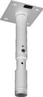 Chief CMA700W Ceiling Plate with Adjustable Column, 6" x 6" ceiling plate and adjustable extension column that spans 12"-18", 500 lbs / 226.80 kg Load Capacity, White Finish, UPC 841872045436 (CMA700W CMA-700-W CMA 700 W) 